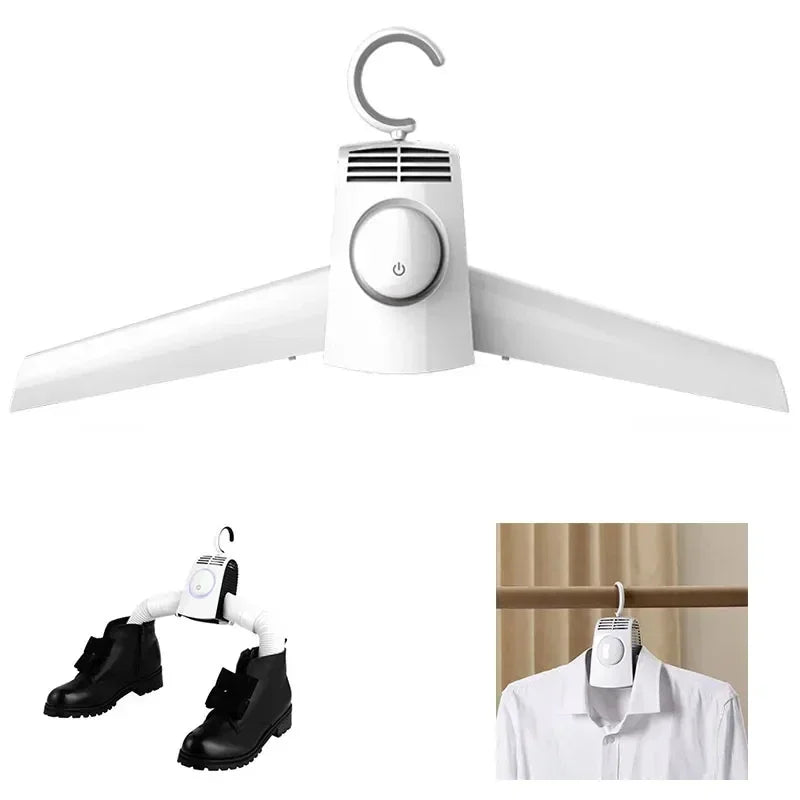 Secador de ropa portátil inteligente de 110-220V, perchas para zapatos, perchas plegables para lavandería, secadora eléctrica, envío directo