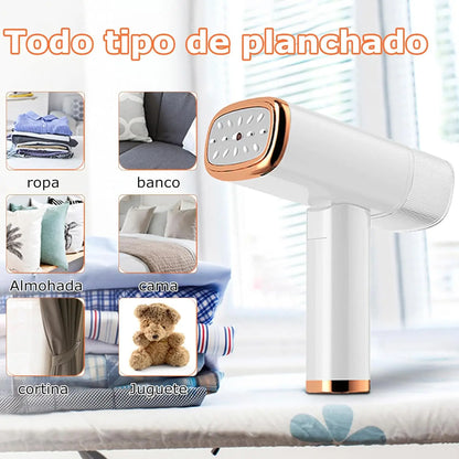 PORCHEDDU Mini New Home portable smart clothes vaporizer folding steam iron \ nelectric plate, white.