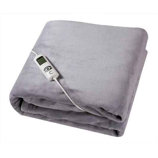 Electric blanket 180x130 cm Cloen. Automatic shutdown function, 12h programming, various temperature levels, Extra soft touch