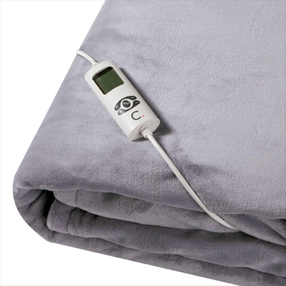 Electric blanket 180x130 cm Cloen. Automatic shutdown function, 12h programming, various temperature levels, Extra soft touch