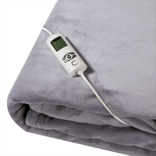 Electric blanket 180x130 cm Cloen. Automatic shutdown function, 12h programming, various temperature levels, Extra soft touch