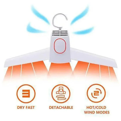 Secador de ropa portátil inteligente de 110-220V, perchas para zapatos, perchas plegables para lavandería, secadora eléctrica, envío directo